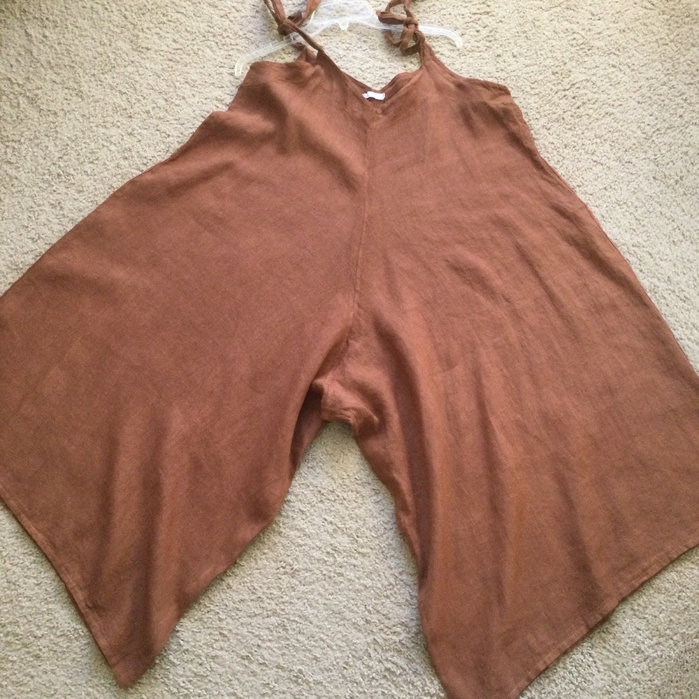 Brown Linen Jumper